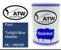 Preview: Ford, Twilight Blue Metallic, ML / M6458: 500ml Lackdose, von ATW Autoteile West.